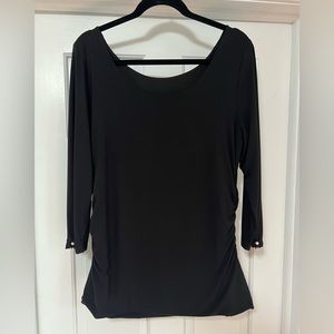 White House Black Market Pearl Detail Top